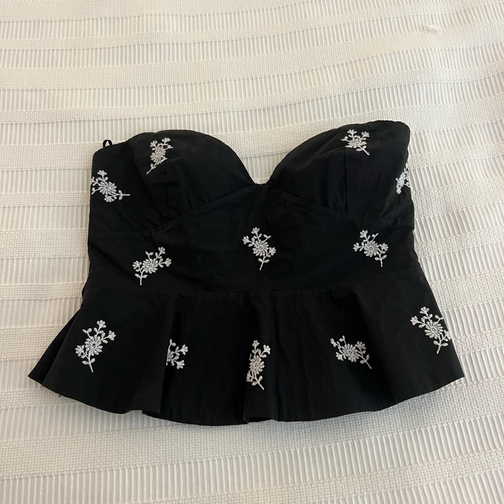 Zara Strapless Top